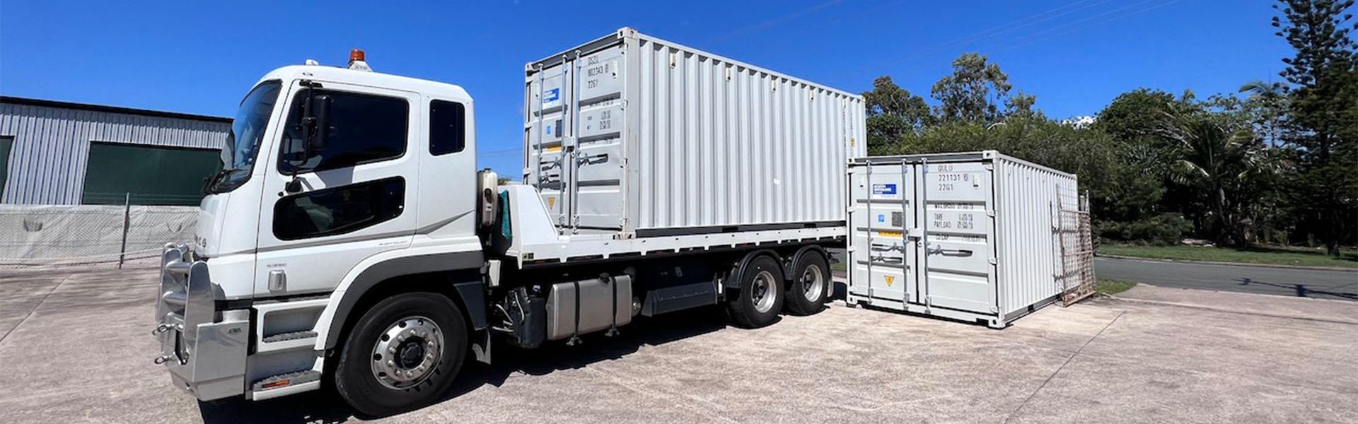 container transport at the sunshine coast facility